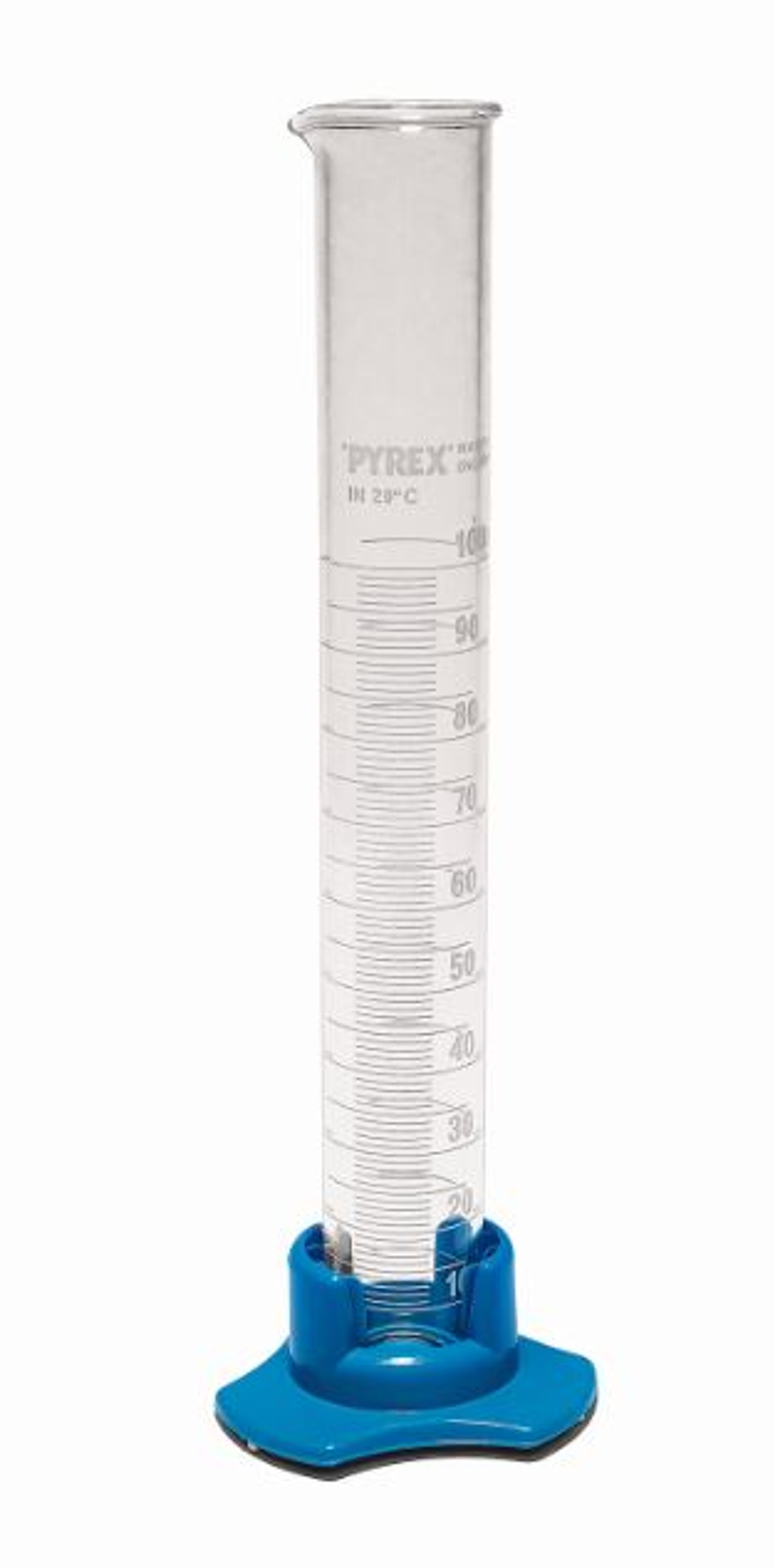 Pyrex Glass Measuring Cylinder - 100ml - Pack of 2