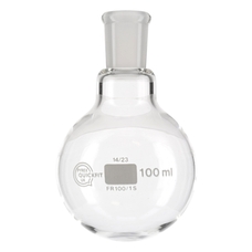 Quickfit® Round Bottom Flask: Short Neck - 100ml: 14/23