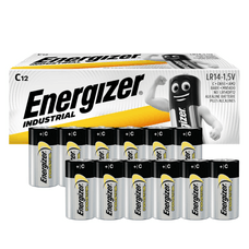 Energizer Industrial Alkaline Battery  - C LR14 - Pack of 12