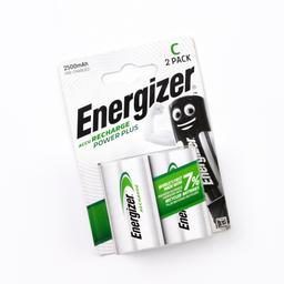 Energizer Rechargeable Nickel Metal Hydride Battery - C, HR14 - Pack of 2
