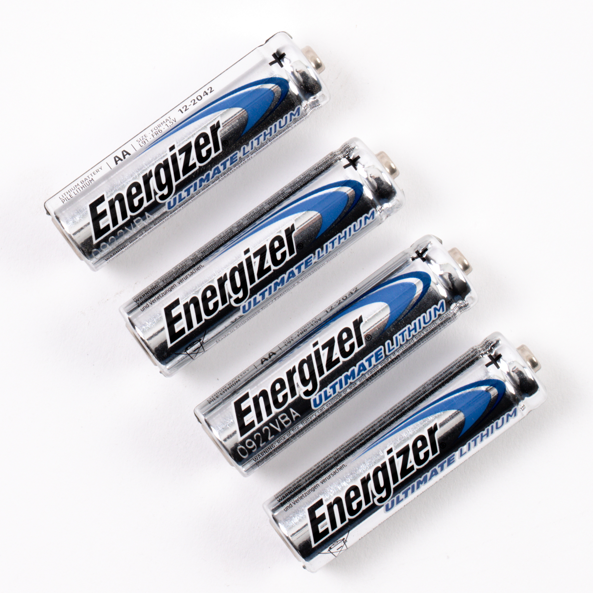 Energizer Ultimate AA Lithium Battery LR06 1.5V Pack 4 - Hunt