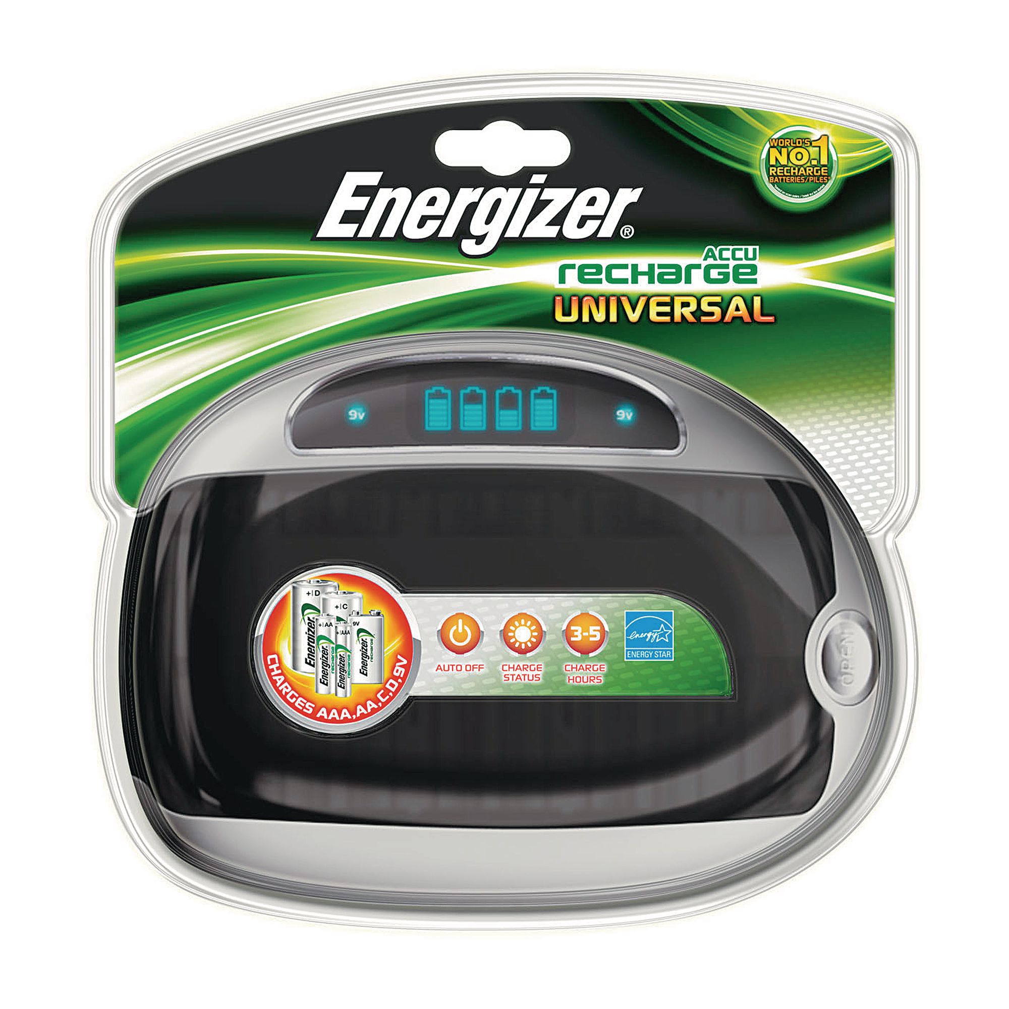 B8R04985 - Energizer Industrial Alkaline Battery - 9V, 6LR61 - Pack of 12