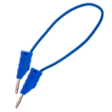 2mm Stackable Plug Lead: Blue, 150mm