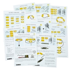 BEK: Pack of Work Cards For Elementary Electricity Kit