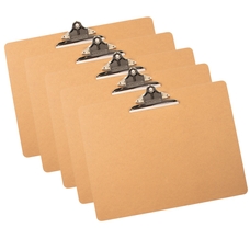 RAPESCO Hardboard Clipboard - A3 - Brown - Pack of 12