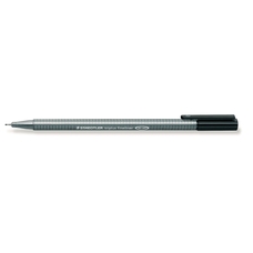 Staedtler Triplus 334 Fineliner Pen Black - Pack of 10