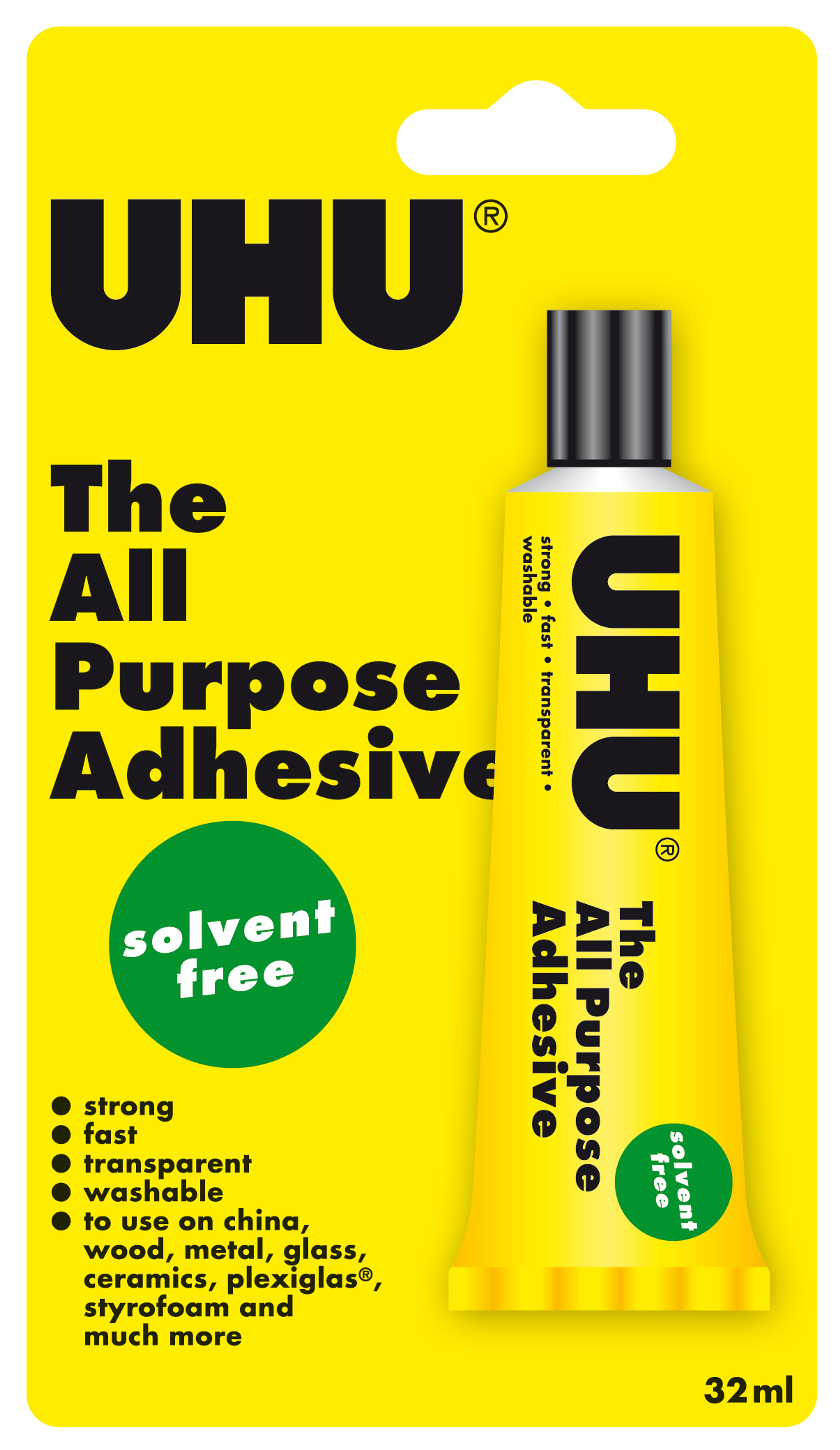 UHU All Purpose Solvent Free Adhesive - 32ml