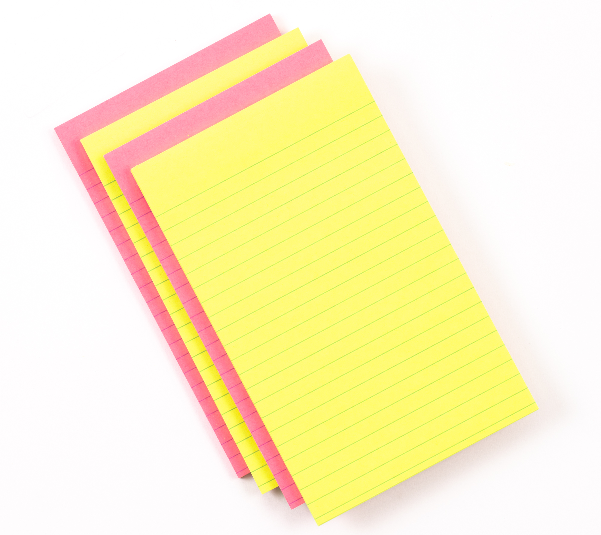 C115030 - Post-it Super Sticky Notes - Lined - Assorted - 125 x 200mm -  Pack of 4