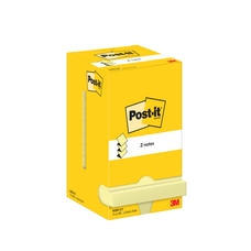 Post-it Z-Notes - Canary Yellow - 76 x 76mm - Pack of 12