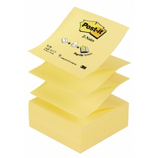 Post-it® Z-Notes - Canary Yellow - 76 x 76mm - Pack of 12