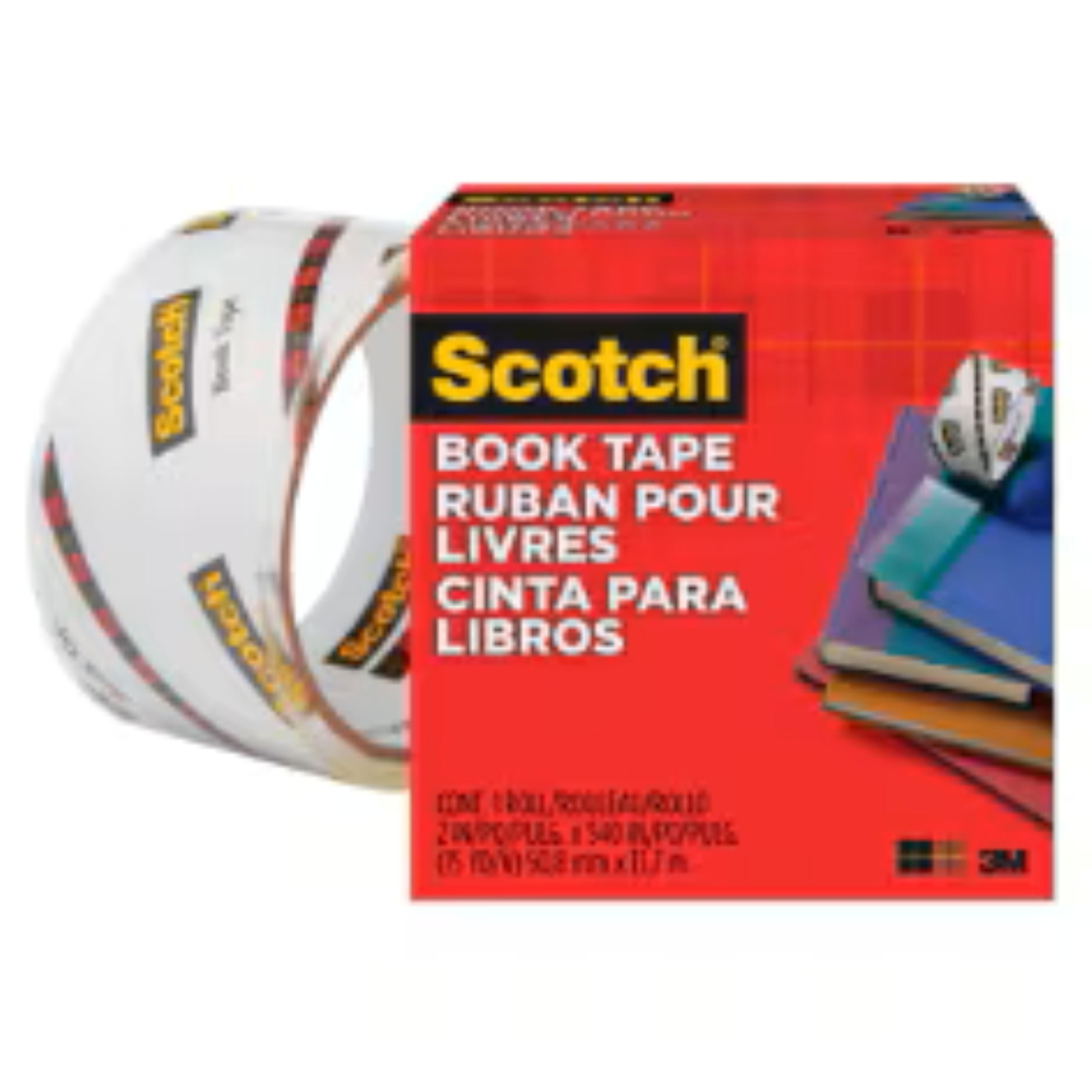 Scotch Book Repair Tape - Clear - 50.8mm x 13.7m - Pack of 1