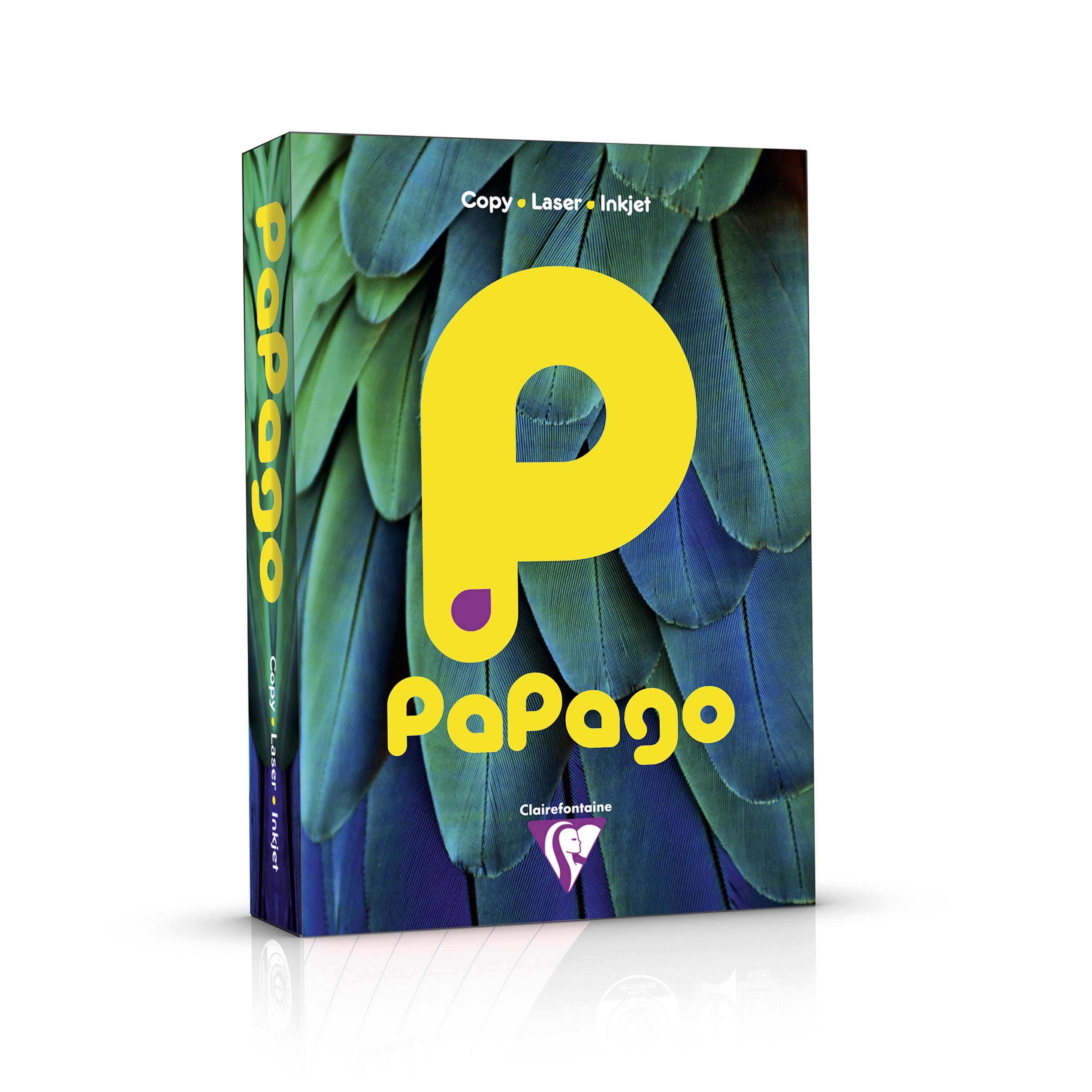 PaPago Copier Card (160gsm) - Intensive Yellow - A4 - Pack of 250