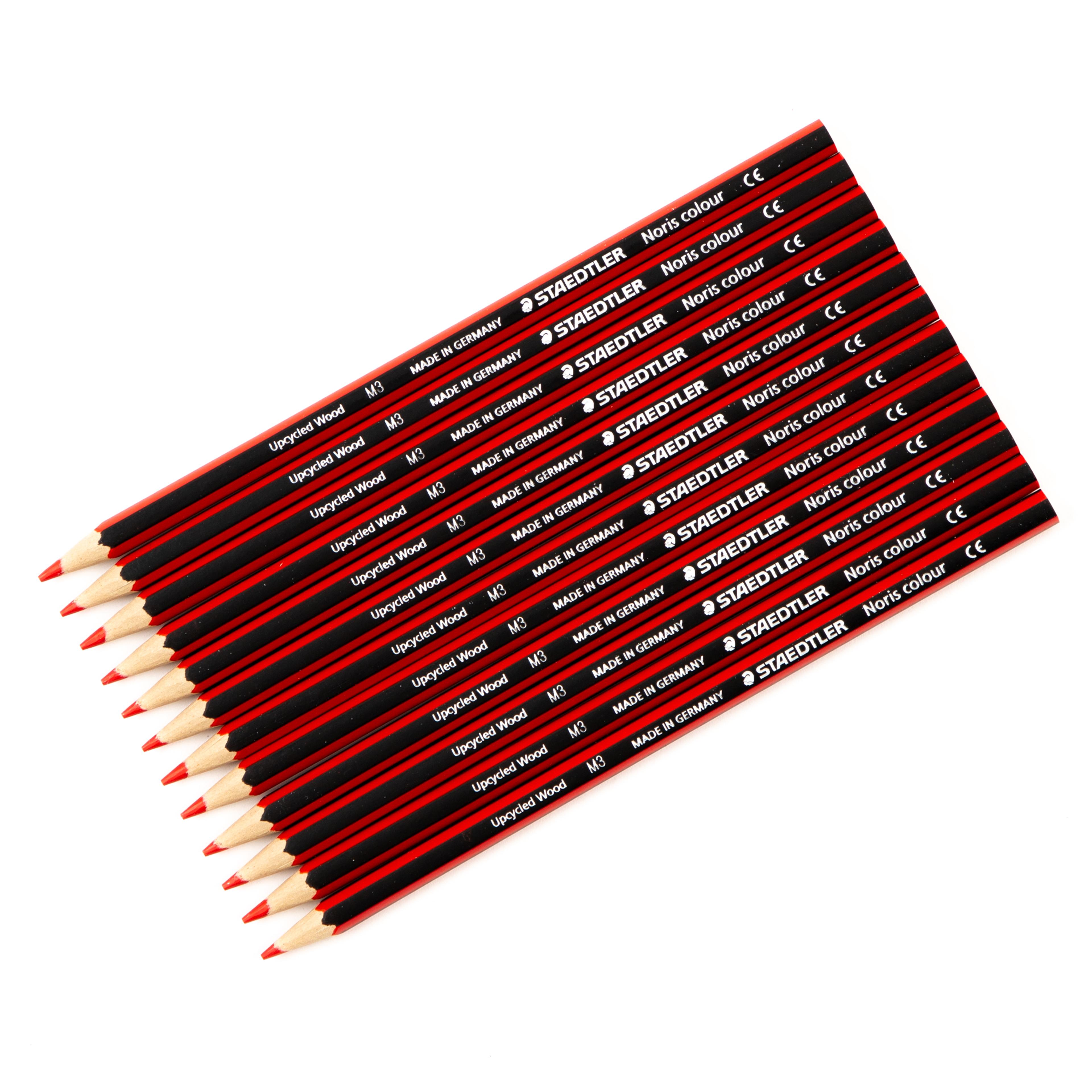 STAEDTLER Noris Colour 185 Colouring Pencil - Red - Pack of 12