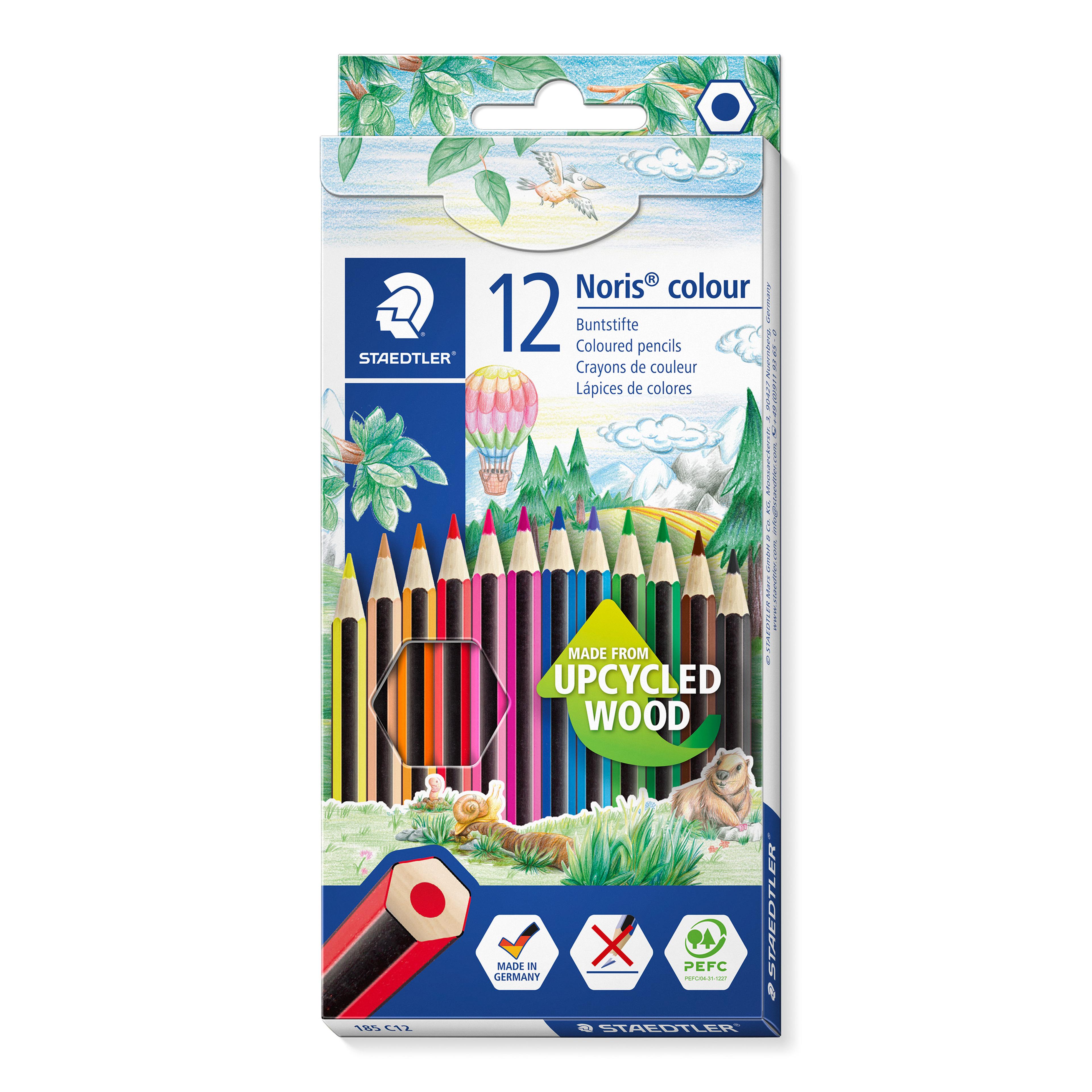 STAEDTLER Noris Colour 185 Colouring Pencils - Pack of 12