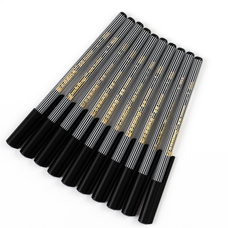 edding 55 Fineliner Pen - Black - Pack of 10