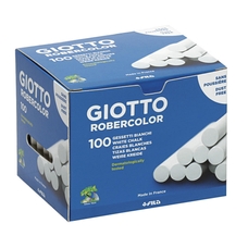 GIOTTO Robercolor Chalks - White - Pack of 100