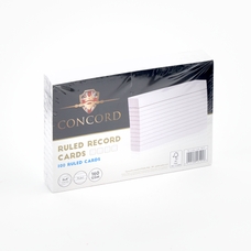 CONCORD Record Card - White - 152x102mm - Pack of 100