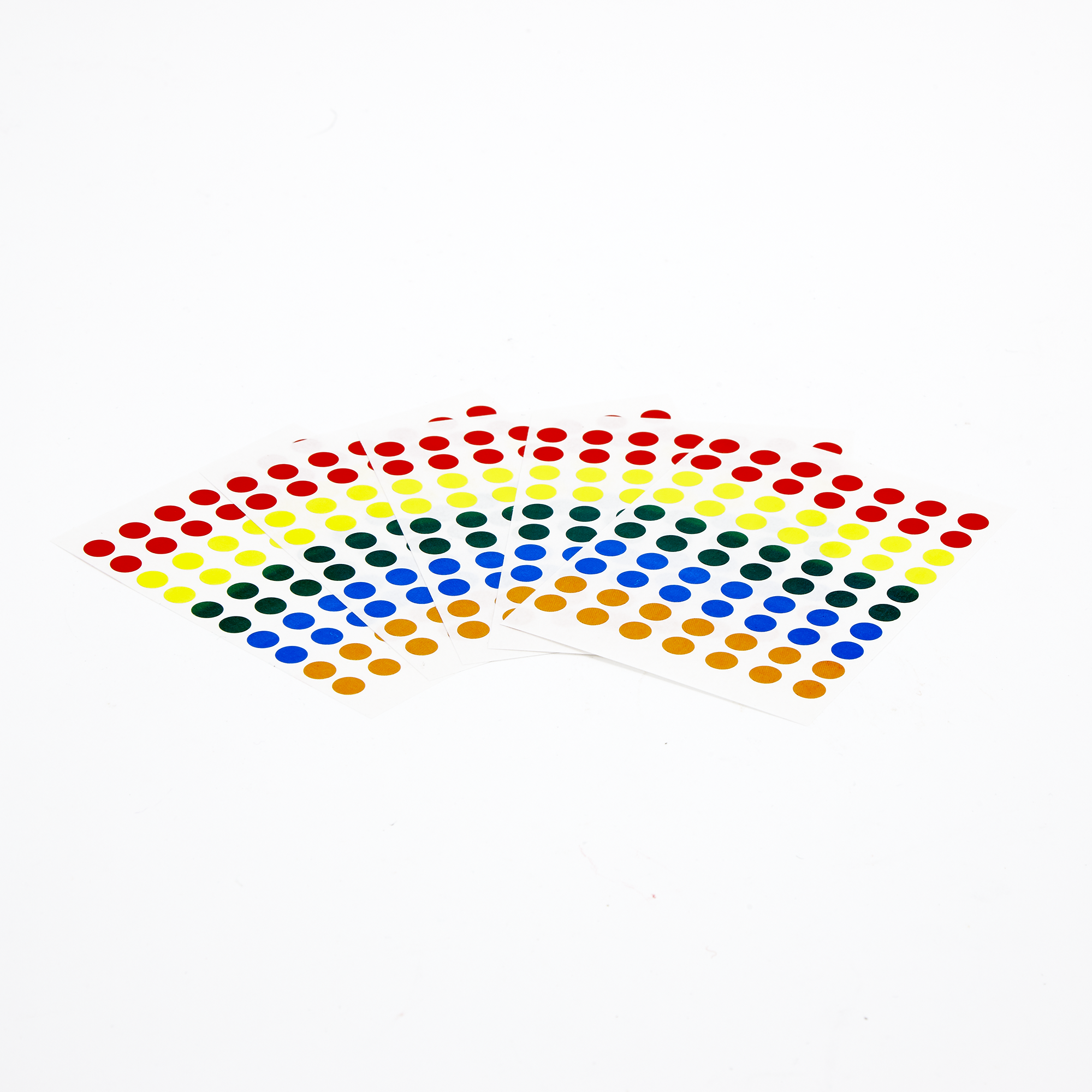 Coloured Circle Stickers 8mm P350