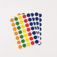 Circular Stickers - Assorted Colours - Pack of 140