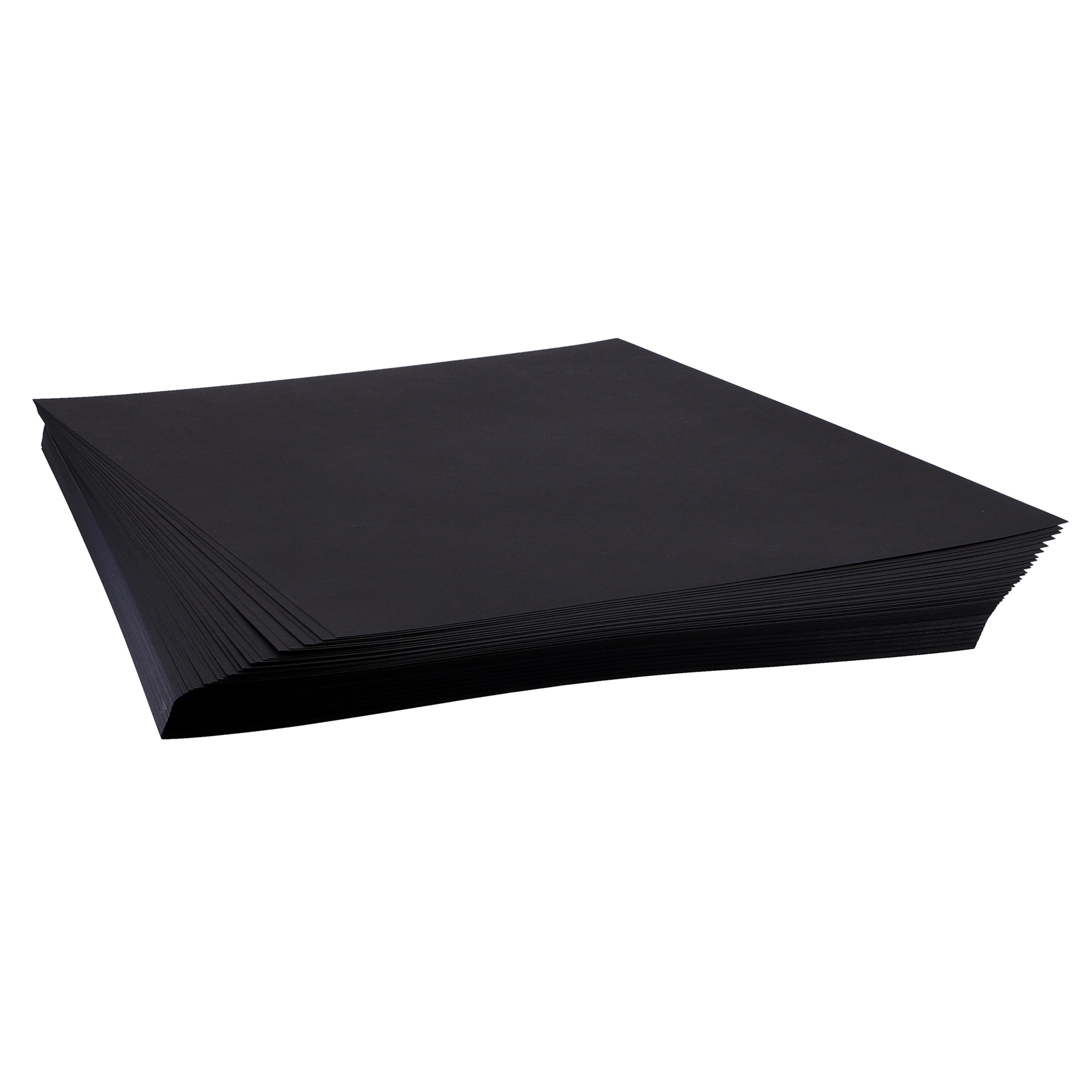 Rothmill Coloured Card (280 Micron) - SRA2 - Charcoal Black - Pack of 100