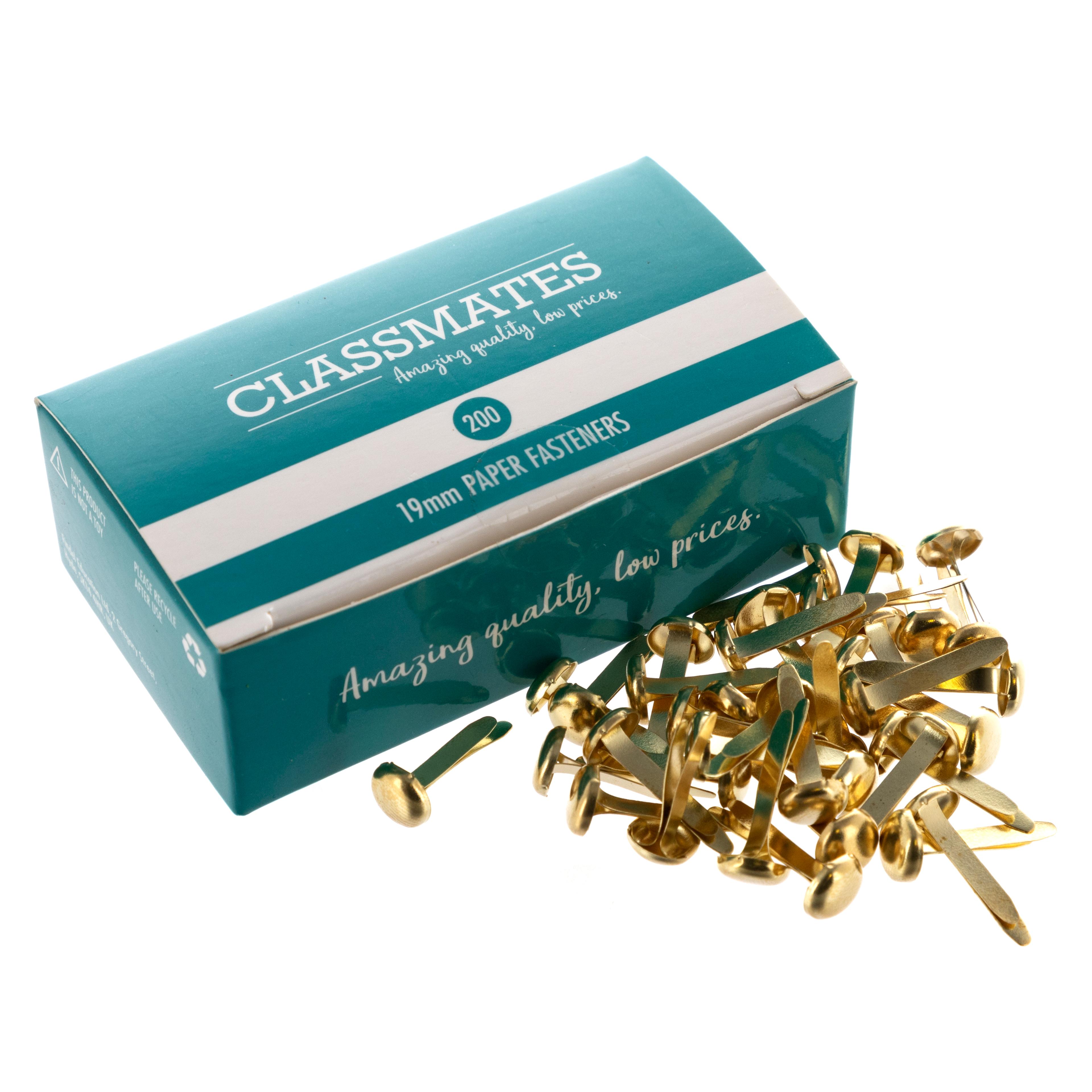 Classmates Paper Fasteners 20mm - Pack of 200