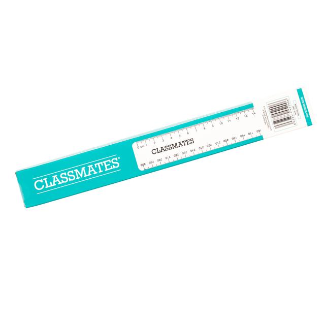 Classmates Shatter Resistant Ruler White 300mm/30cm - Pack of 10 ...