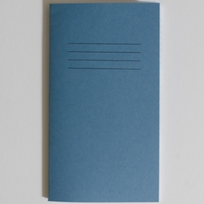 6.5 x 4" Notebook 48 Page, 8mm Ruled, Light Blue - Pack of 100