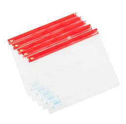 Zip Wallet - A4 - Red - Pack of 25