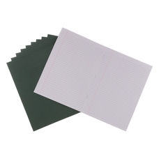 Classmates A4 Exercise Book 80 Page, 8mm Ruled With Margin, Dark Green - Pack of 50