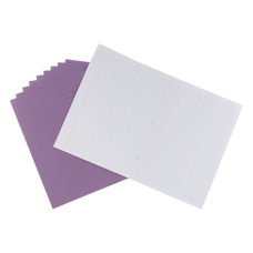 Classmates A4 Exercise Book 80 Page, 8mm Ruled With Margin, Purple - Pack of 50