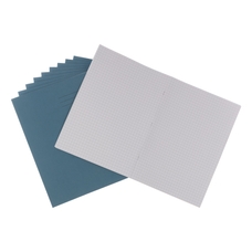 A4 Exercise Book 80 Page, 7mm Squared, Light Blue - Pack of 50