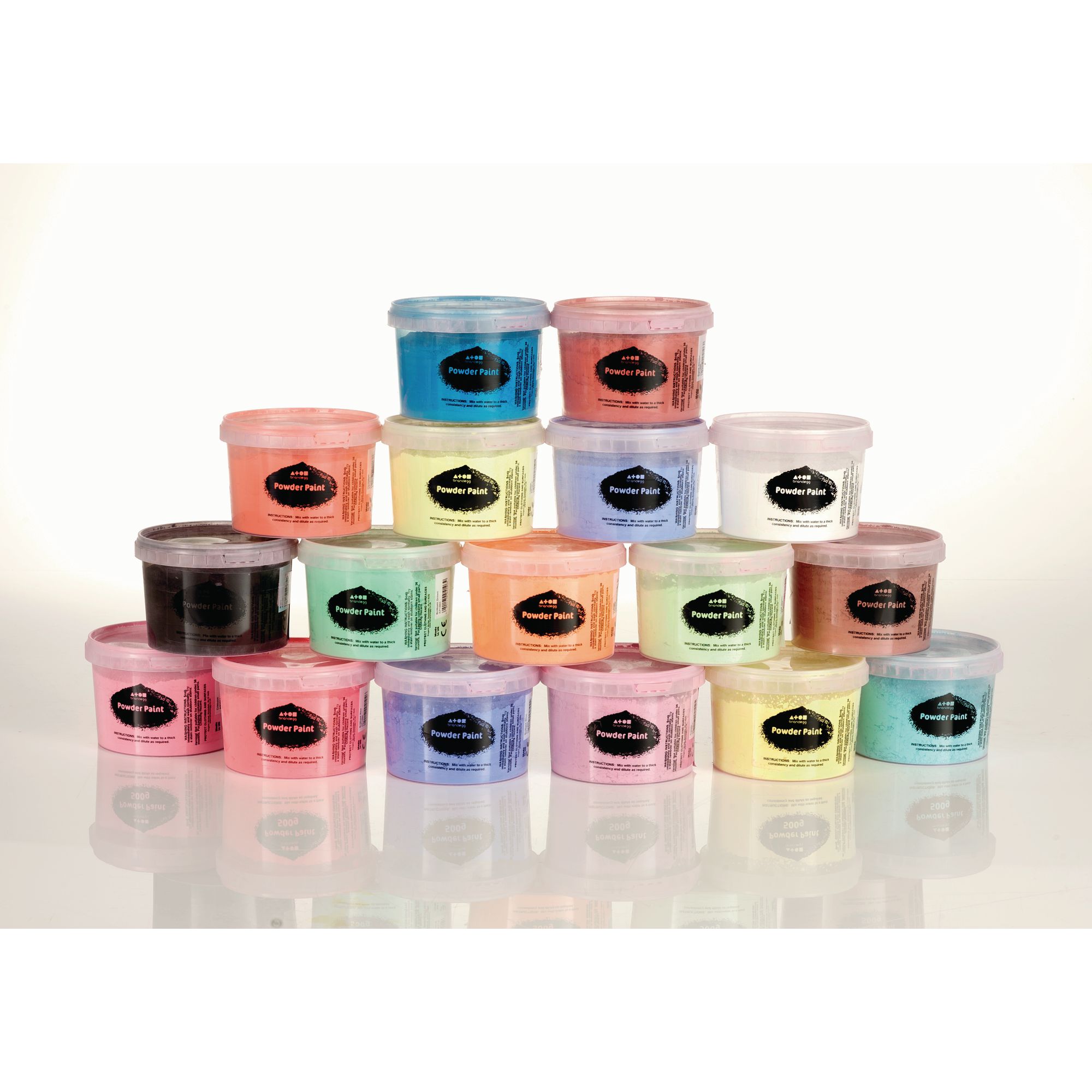 HE213414 Brian Clegg Powder Paint 2.5kg Tub Brilliant Red Hope