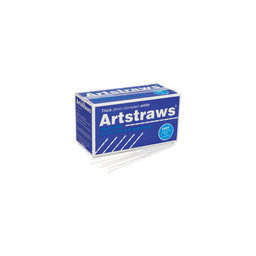 Artstraws Jumbo Straws - White - Box of 900