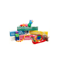 Scola Colour Clay - 500g - Assorted Colours - Pack of 6