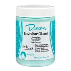 Duncan Envision Brush-On Glazes - White - 118ml