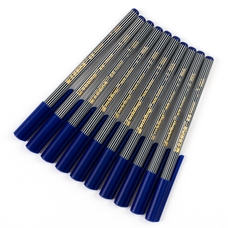 edding 55 Fineliner Pen - Blue - Pack of 10
