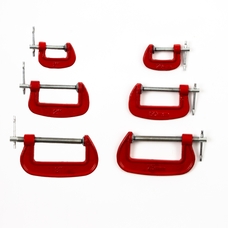 Assorted G-Clamps - Pack of 6