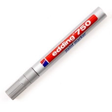 edding 750 Broad Paintmarkers - Silver - Pack of 10