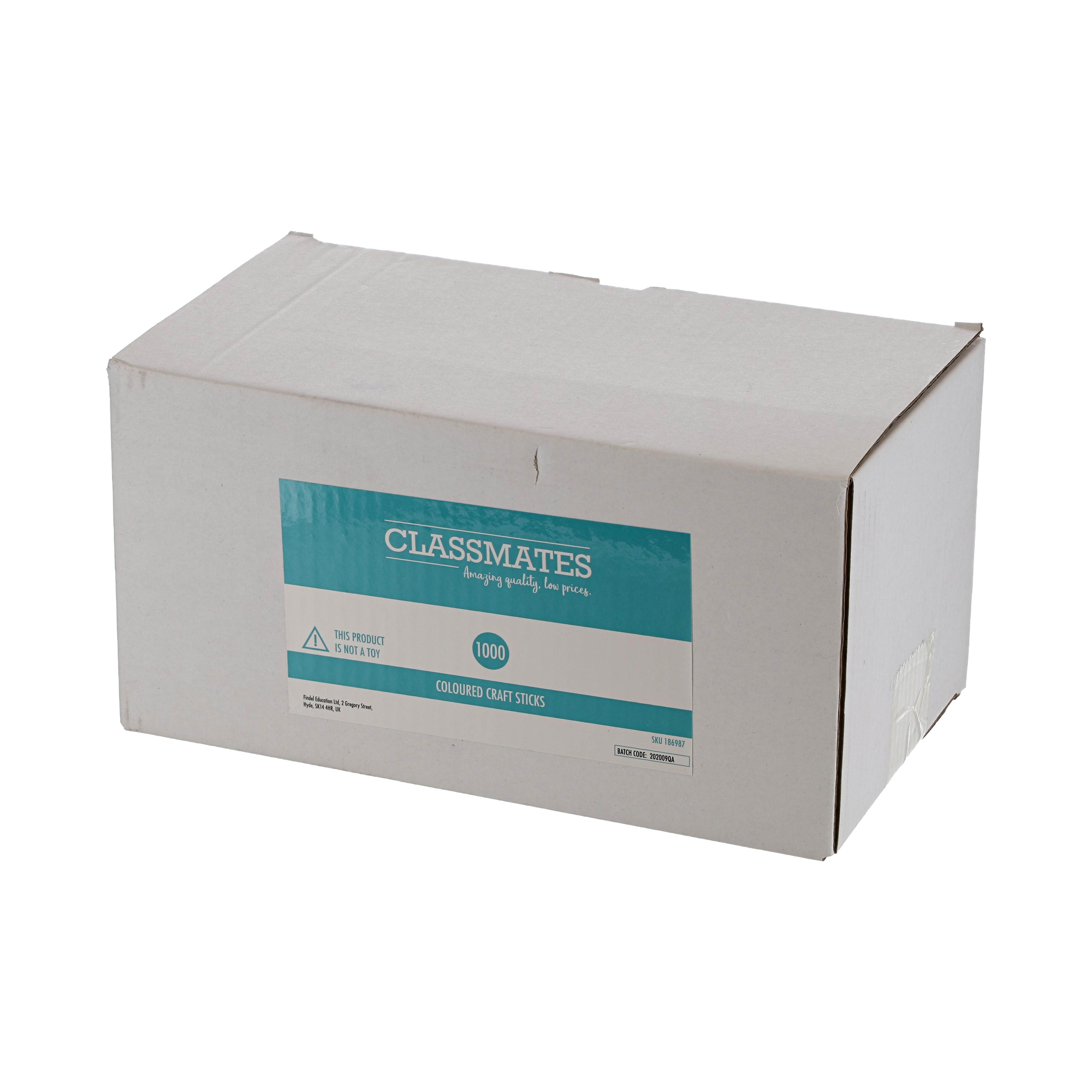 Classmates+Wooden+Craft+Sticks+-+Coloured+-+Pack+of+1000