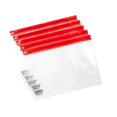 Bulky Zip Wallet - A4 - Red - Pack of 25