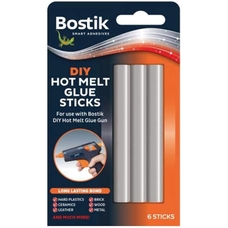Bostik DIY Hot Melt Glue Sticks - Pack of 6