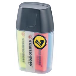 STABILO Boss Original Highlighter - Assorted - Pack of 4