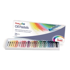 Pentel Arts Oil Pastels - Pack of 25