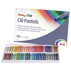 Pentel Arts Oil Pastels - Pack of 50