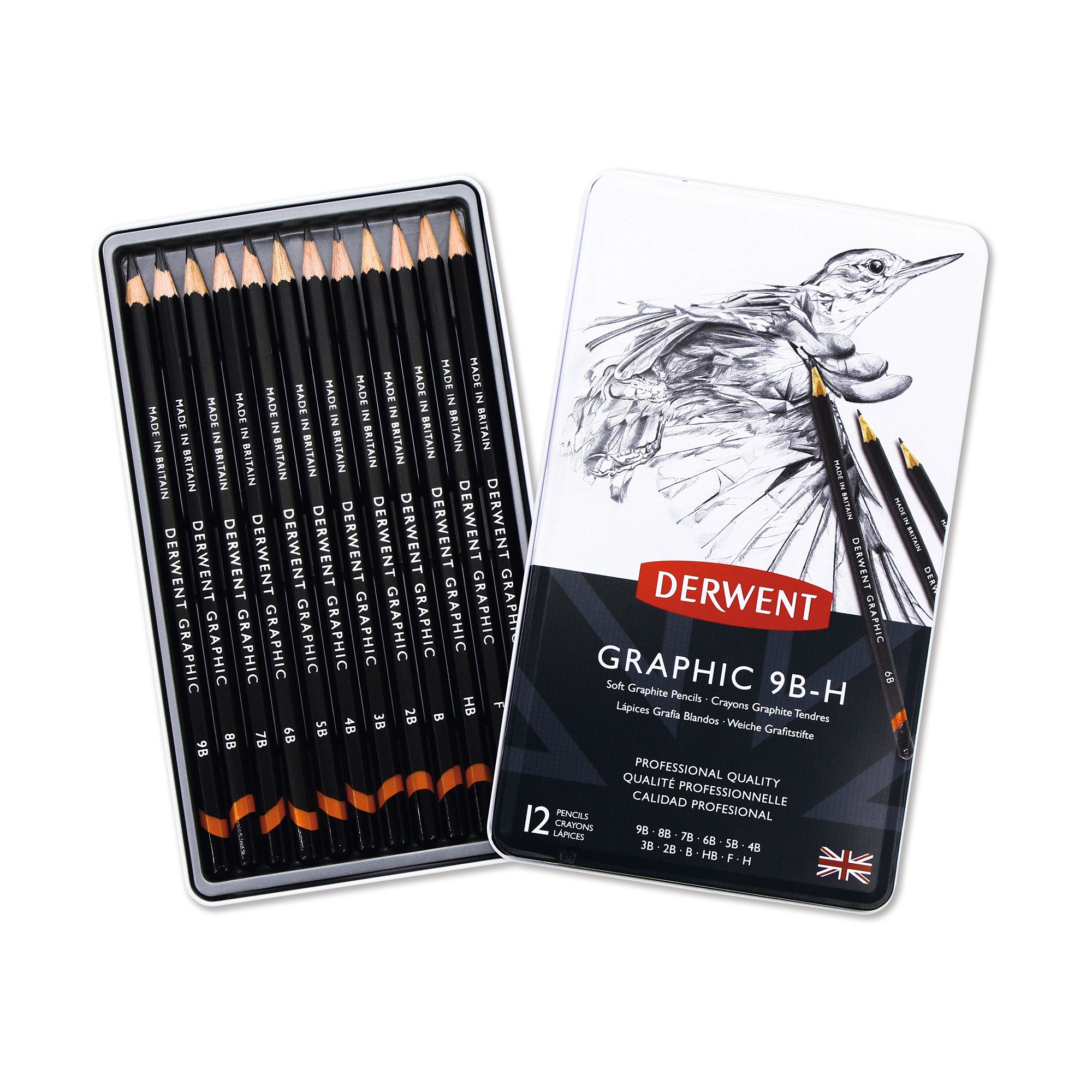 DerwentGraphic Soft PencilsP12