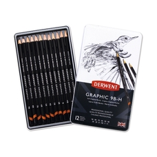 DERWENT Graphic Pencils - Soft - Tin of 12