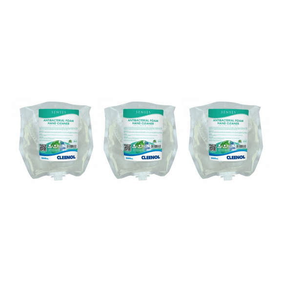 Foam Soap Cleaner Antibacterial 800ml Pack of 3