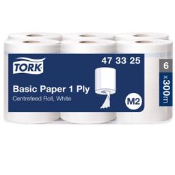 TORK Centrefeed Rolls - 1 Ply - Pack of 6