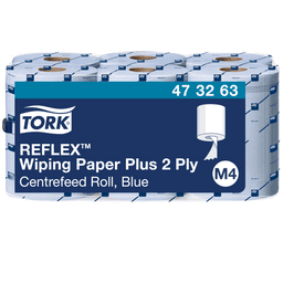 TORK Reflex Single Sheet Centrefeed - Blue - Pack of 6