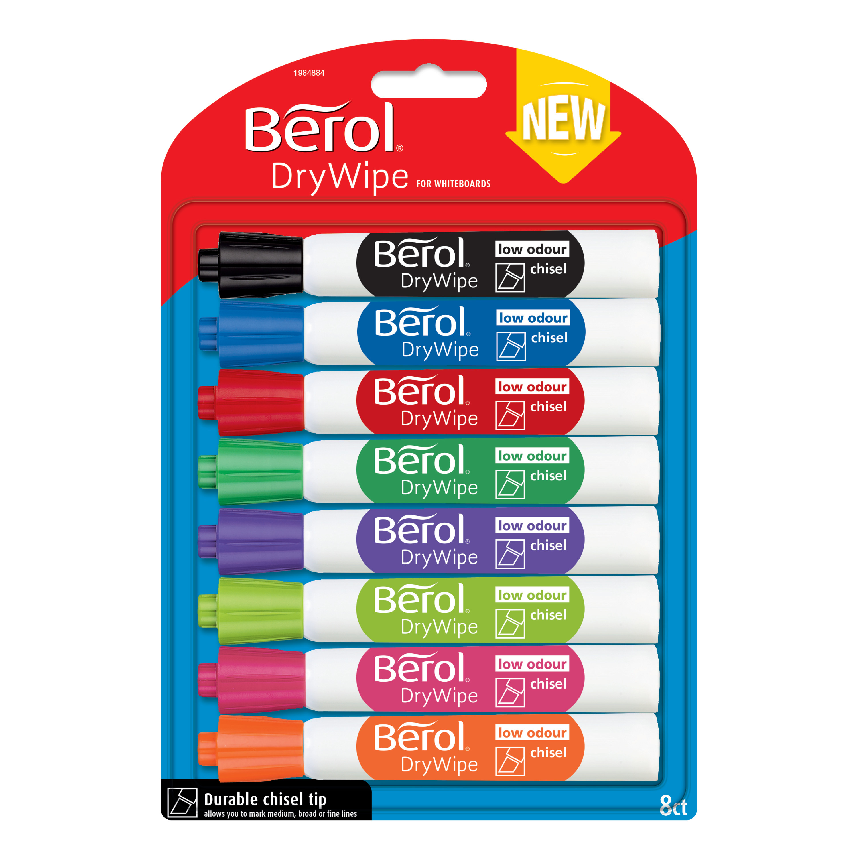 Berol Dwipe Marker Chsl Ast P8